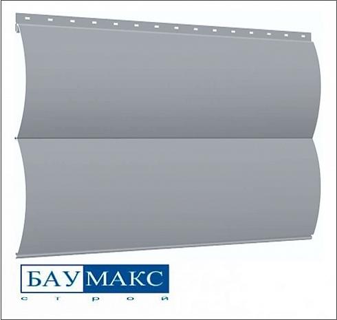 Сайдинг металлический БРЕВНО Алюминиевый RAL 9006